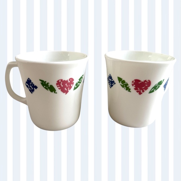 Quilt Heart Mugs - Picture 1 of 9